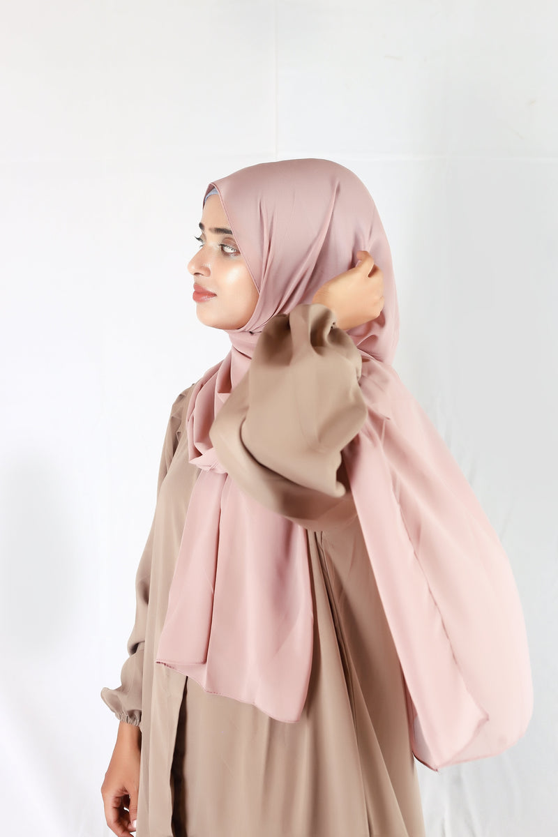 Plain Georgette Nude the hijabeez