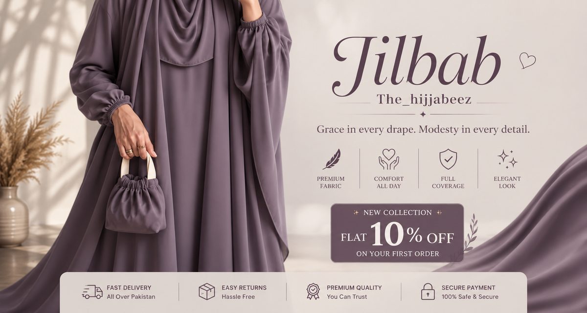 3 PIECE (NAQAB , JILBAB & SKIRT)