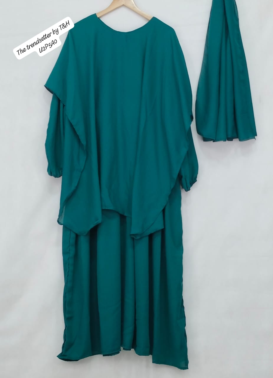SHORT CAP ABAYA