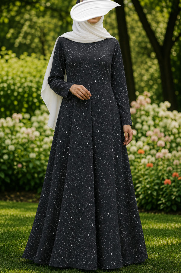 PRINTED ABAYA (PLAIN MAXI) - 209