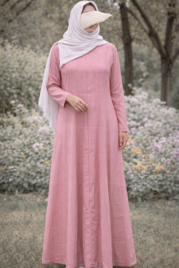 PRINTED ABAYAS (PLAIN FRONT OPEN) - 123