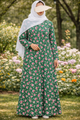PRINTED ABAYAS (PLAIN FRONT OPEN) - 147