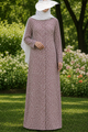 PRINTED ABAYAS (PLAIN FRONT OPEN) - 411