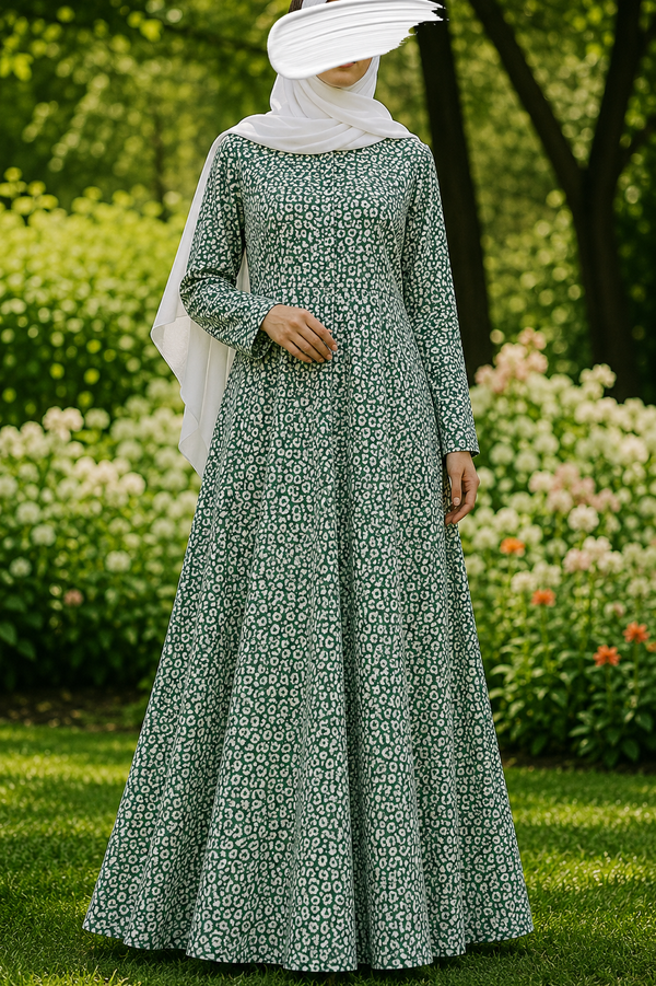 PRINTED ABAYA (PLAIN MAXI) - 211