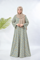 PRINTED ABAYAS (PLAIN FRONT OPEN) - 428
