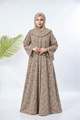 PRINTED ABAYAS (PLAIN FRONT OPEN) - 429
