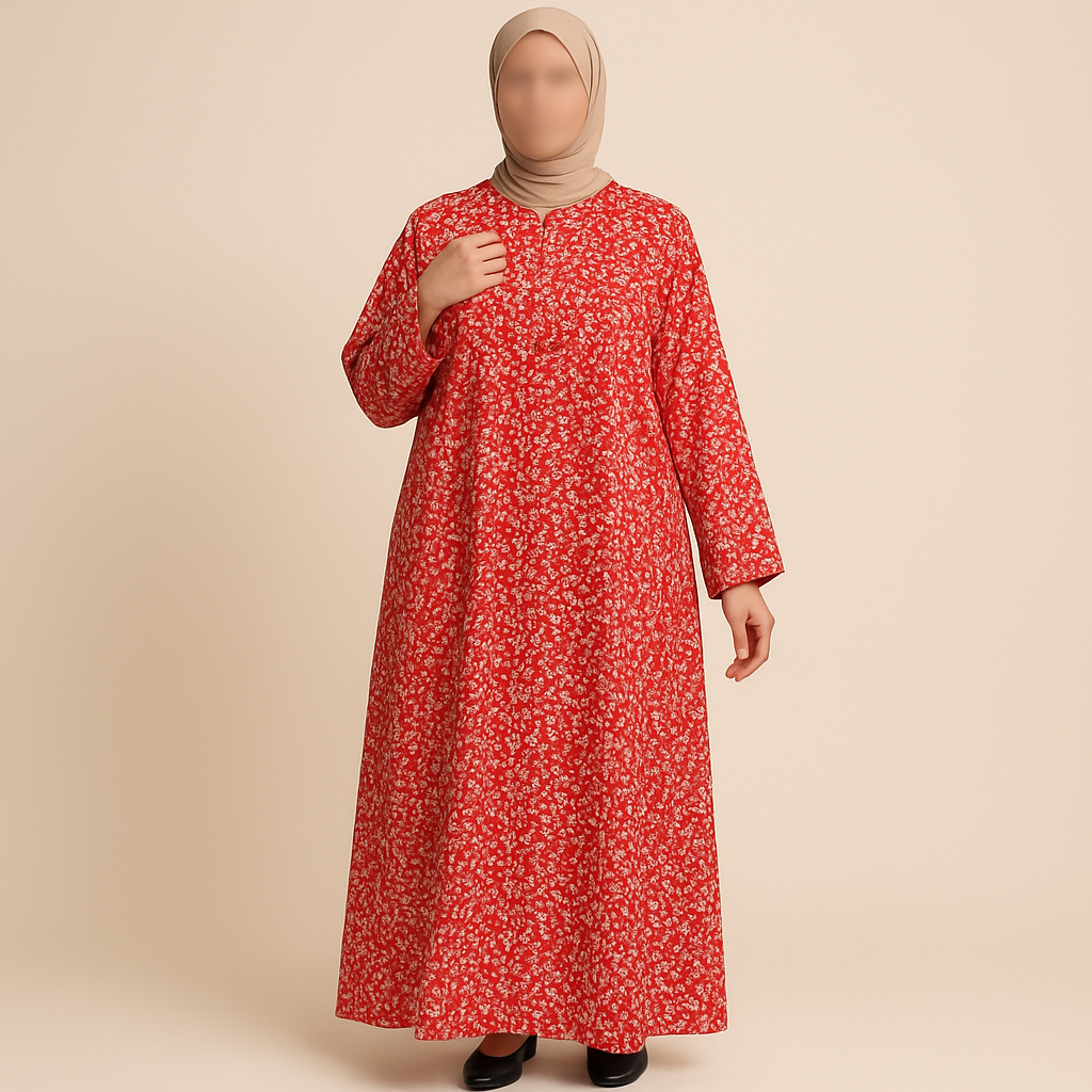 PRINTED ABAYAS (PLAIN FRONT OPEN) - 55