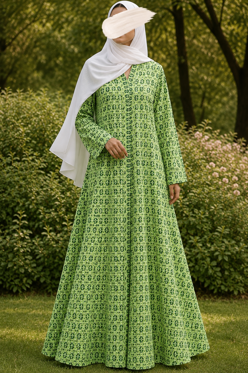 PRINTED ABAYAS (PLAIN FRONT OPEN) - 265