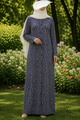 PRINTED ABAYAS (PLAIN FRONT OPEN) - 420