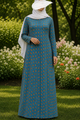 PRINTED ABAYAS (PLAIN FRONT OPEN) - 419