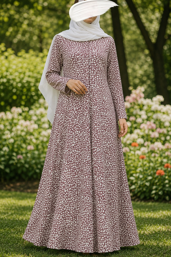PRINTED ABAYA (PLAIN MAXI) - 213