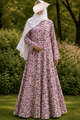 PRINTED ABAYAS (PLAIN FRONT OPEN) - 267