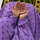 Printed Namaz Chadar with sleeves and Naqab- NC3348