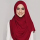 Instant Hijab with 2 Loops - MEHROON