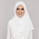 Instant Hijab with 2 Loops - WHITE