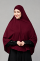 Makhna Hijab - Maroon