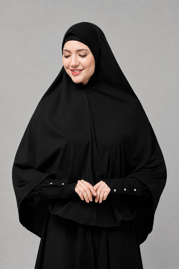 Makhna Hijab - Black