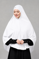 Makhna Hijab - White