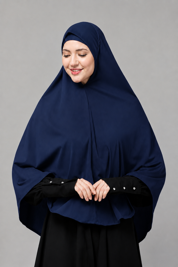 Makhna Hijab - Navy Blue