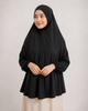 Sleeves Makhna Hijab - Black