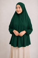 Sleeves Makhna Hijab - Green