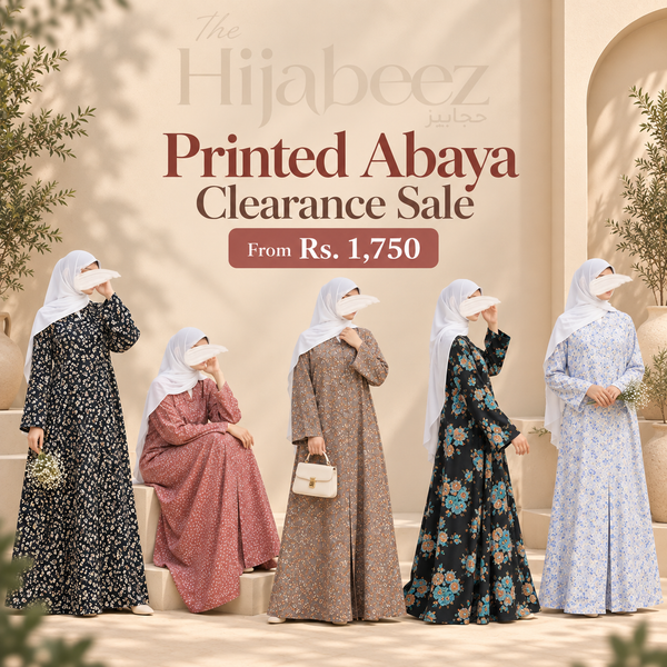 Printed Abaya (Clearance Sale)