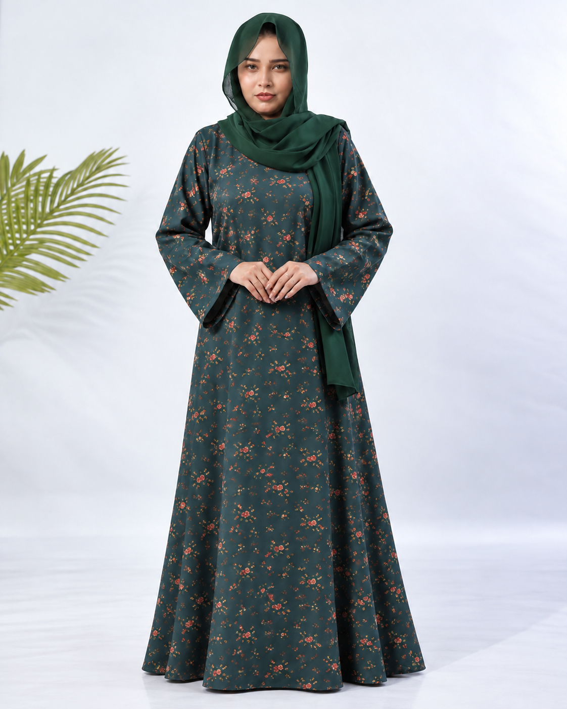 PRINTED ABAYA (PLAIN MAXI) - 227