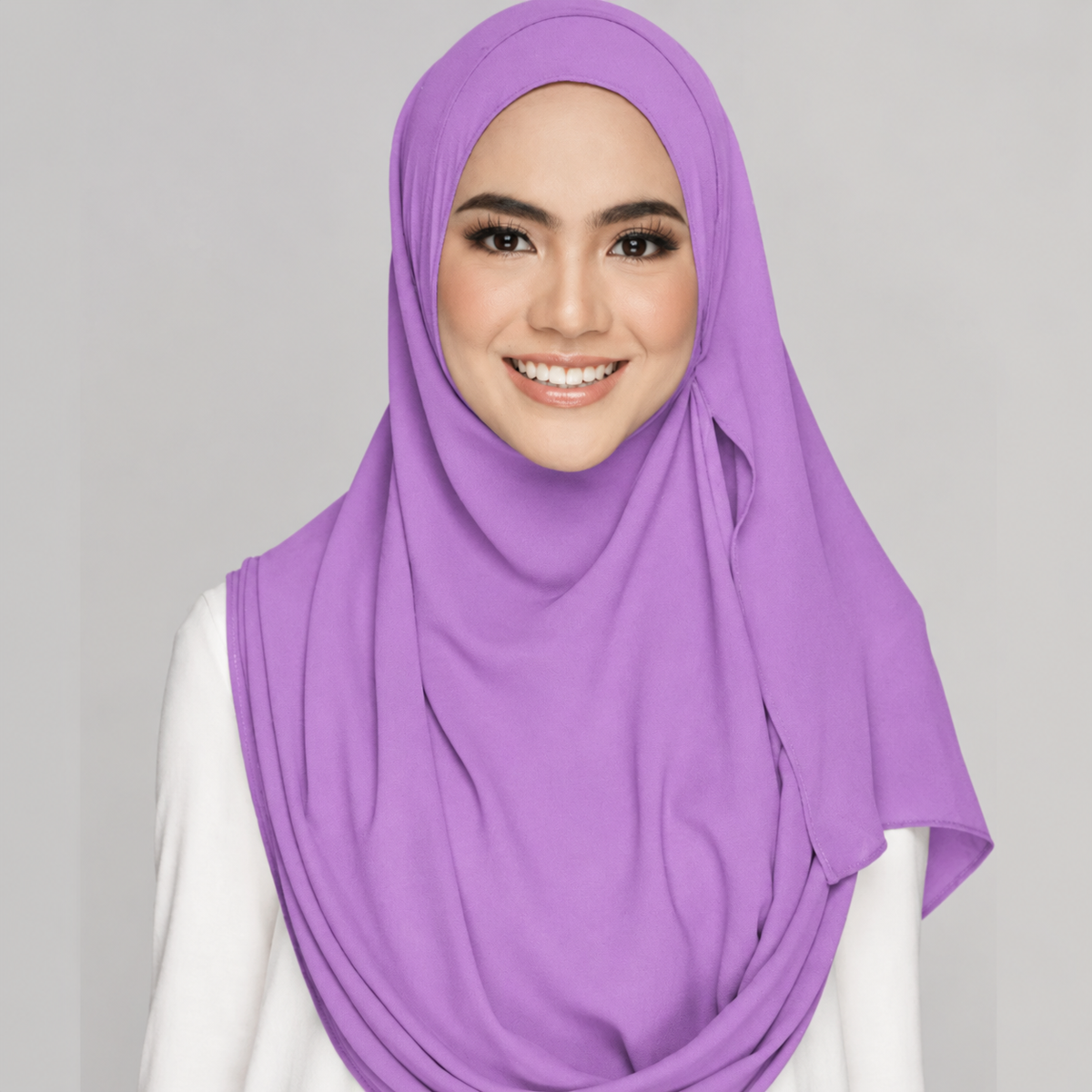 Instant Hijab with 2 Loops - LAVENDER
