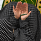 Printed Namaz Chadar with sleeves and Naqab- NC3426