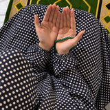 Printed Namaz Chadar with sleeves and Naqab- NC3427