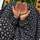 Printed Namaz Chadar with sleeves and Naqab- NC3432