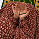 Printed Namaz Chadar with sleeves and Naqab- NC3433