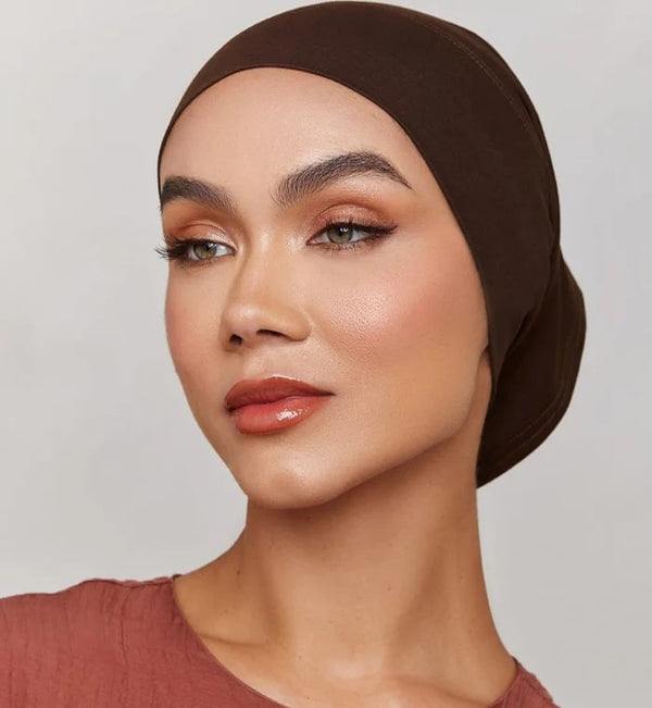 TUBE CAP - DARK BROWN
