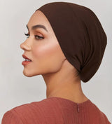 TUBE CAP - DARK BROWN
