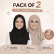 Instant Hijab with 2 Loops - PACK OF 2