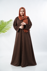 PLAIN CLASSIC ABAYA VOLUME 1  - Brown Bark