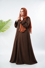 PLAIN CLASSIC ABAYA VOLUME 1  - Brown Bark