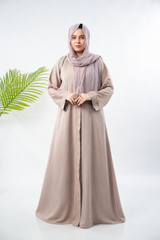 PLAIN CLASSIC ABAYA VOLUME 1 - Almond Silk