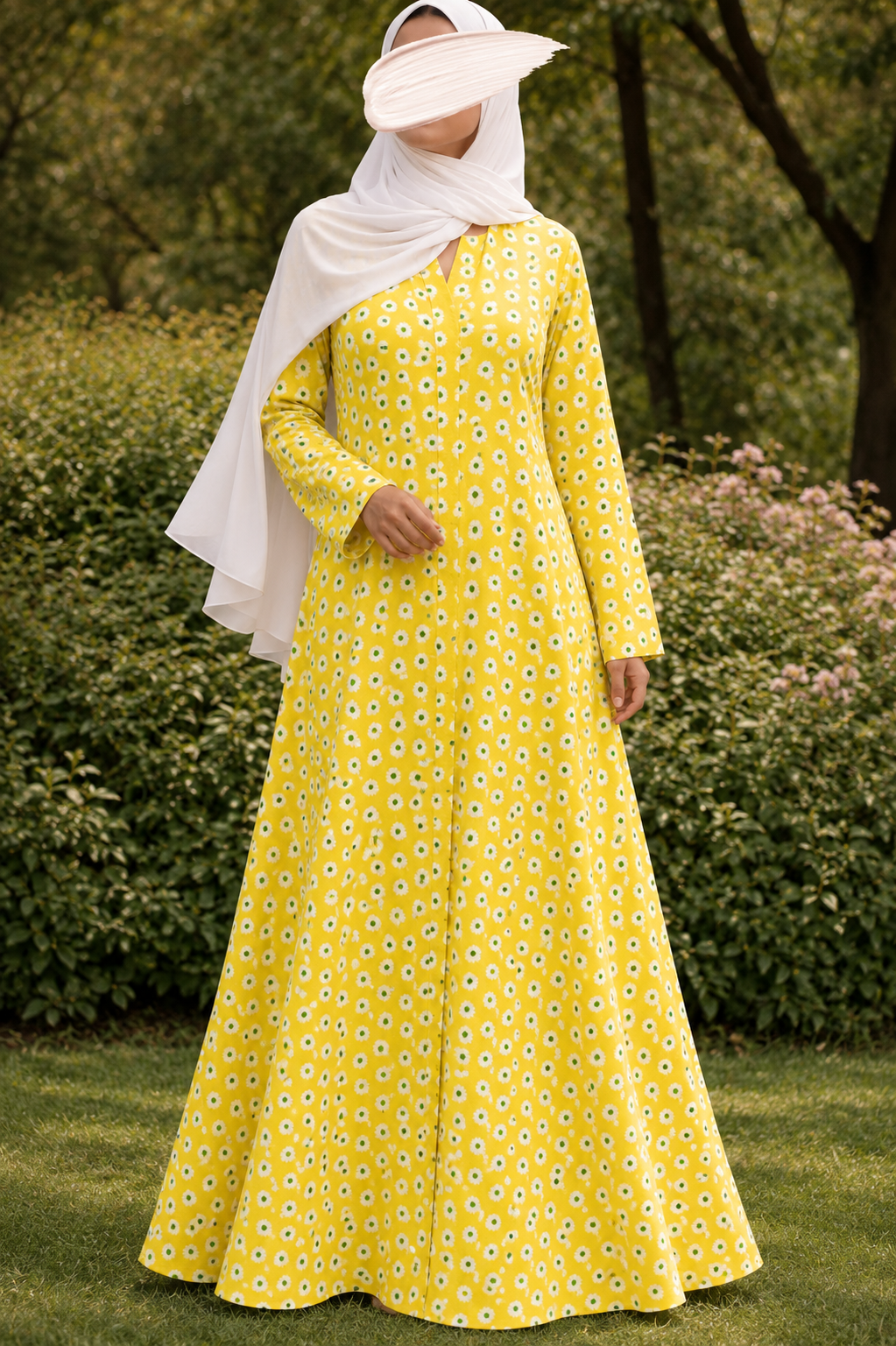 PRINTED ABAYAS (PLAIN FRONT OPEN) - 268