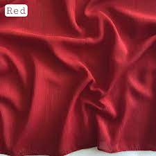 GLOSSY GEORGETTE - Red