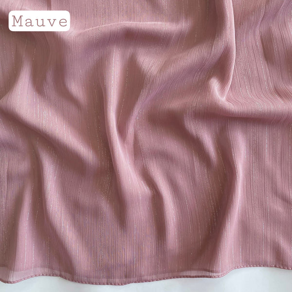 GLOSSY GEORGETTE - Mauve