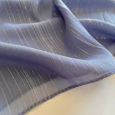 GLOSSY GEORGETTE - Sky Blue