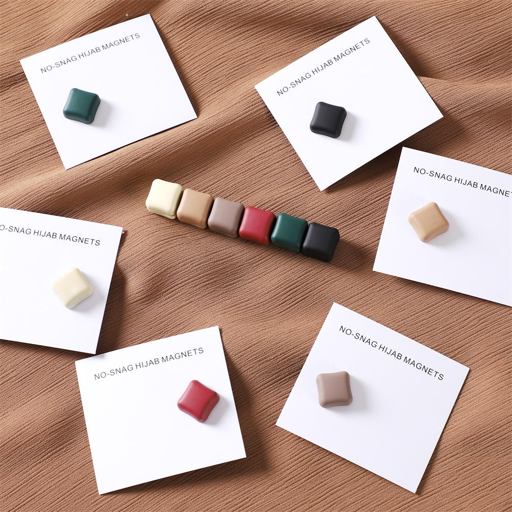MATTE SQUARE HIJAB MAGNETS - (SINGLE PAIR)