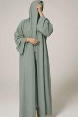 PLAIN CLASSIC ABAYA VOLUME 1  - Seaweed Green
