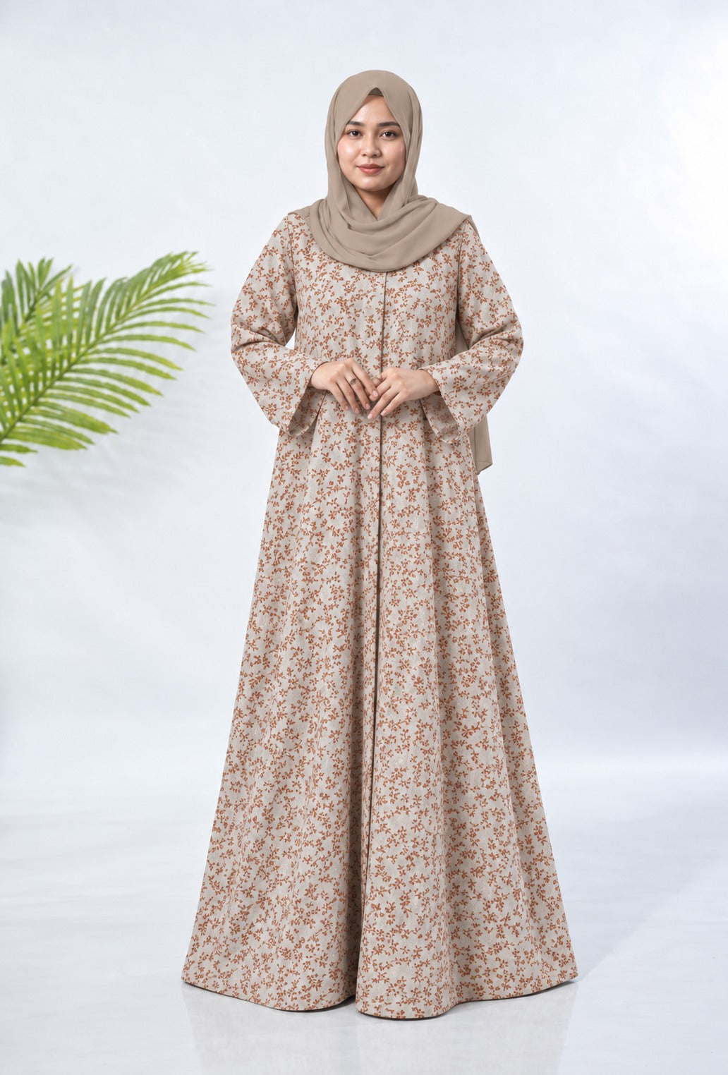 PRINTED ABAYAS (PLAIN FRONT OPEN) - 270