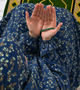 Printed Namaz Chadar with sleeves and Naqab- NC3352