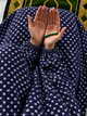 Printed Namaz Chadar with sleeves and Naqab- NC3356