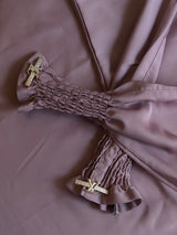 Soft Nida Snowy Abaya (Comfy Luxe)- Tpink