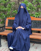 SAUDI JILBAB ( IMPORTED KOREAN NIDA) - NAVY BLUE