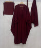 KAFTAN-ABAYA MEHROON